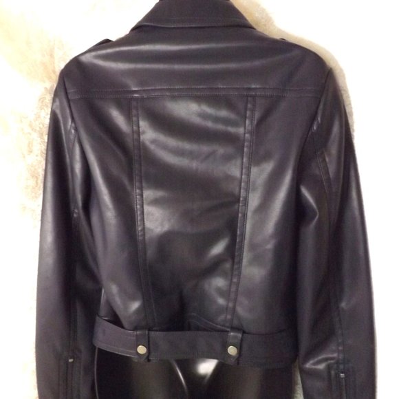 Express Faux Leather Jacket- Women's Small - Picture 3 of 10